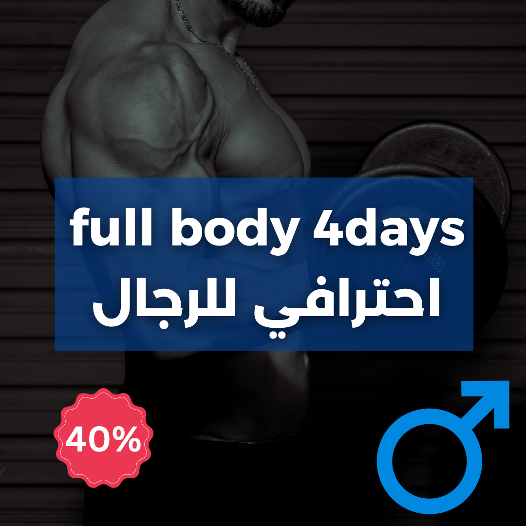 male full body 4 days